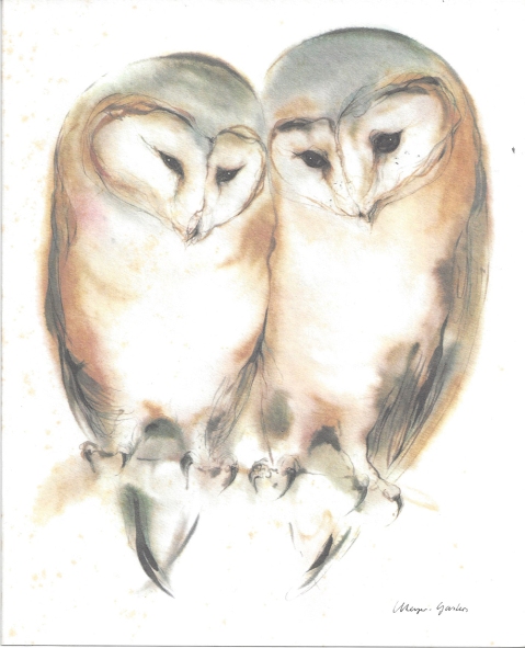 Wise Old Bird Meyer Gasters Owl Print